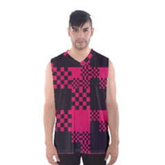 Cube Square Block Shape Men s Basketball Tank Top by Dutashop