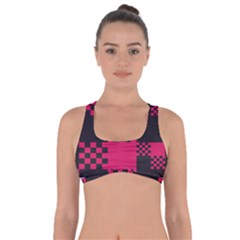 Cube Square Block Shape Got No Strings Sports Bra by Dutashop