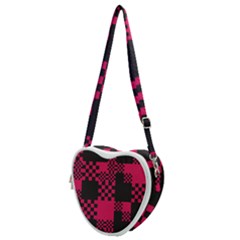 Cube Square Block Shape Heart Shoulder Bag by Dutashop