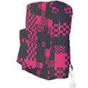 Cube Square Block Shape Full Print Backpack View3