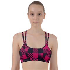 Cube Square Block Shape Line Them Up Sports Bra