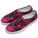 Cube Square Block Shape Women s Classic Low Top Sneakers View2