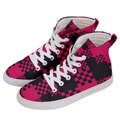 Cube Square Block Shape Men s Hi-top Skate Sneakers by Dutashop