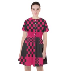 Cube Square Block Shape Sailor Dress