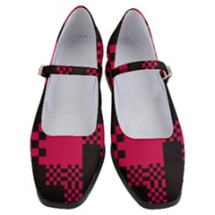 Cube Square Block Shape Women s Mary Jane Shoes by Dutashop