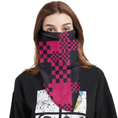 Cube Square Block Shape Face Covering Bandana (triangle)