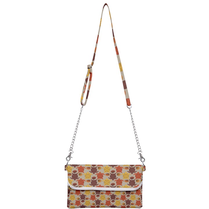 Sea Turtle Sea Life Pattern Mini Crossbody Handbag