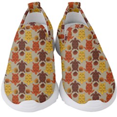 Sea Turtle Sea Life Pattern Kids  Slip On Sneakers by Dutashop