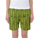 Fern Texture Nature Leaves Women s Basketball Shorts View1