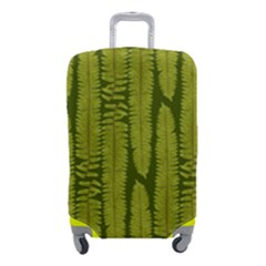 Fern Texture Nature Leaves Luggage Cover (small) by Dutashop