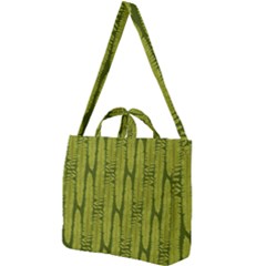 Fern Texture Nature Leaves Square Shoulder Tote Bag