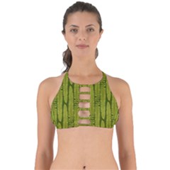 Fern Texture Nature Leaves Perfectly Cut Out Bikini Top by Dutashop