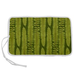 Fern Texture Nature Leaves Pen Storage Case (m) by Dutashop