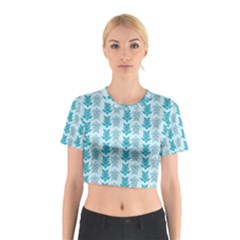 Sea Turtle Sea Animal Cotton Crop Top by Dutashop