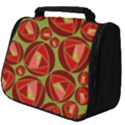 Abstract Rose Garden Red Full Print Travel Pouch (Big) View1