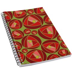 Abstract Rose Garden Red 5 5  X 8 5  Notebook by Dutashop