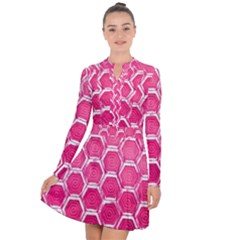 Hexagon Windows Long Sleeve Panel Dress by essentialimage365