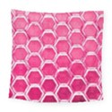 Hexagon Windows Square Tapestry (Large) View1