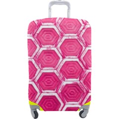 Hexagon Windows Luggage Cover (large) by essentialimage365