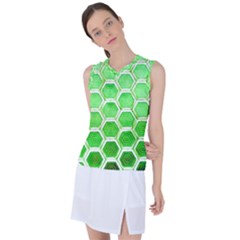 Hexagon Windows Women s Sleeveless Sports Top