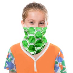 Hexagon Windows Face Covering Bandana (kids) by essentialimage365