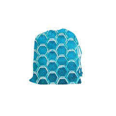 Hexagon Windows Drawstring Pouch (small) by essentialimage365