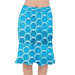 Hexagon Windows Short Mermaid Skirt by essentialimage365