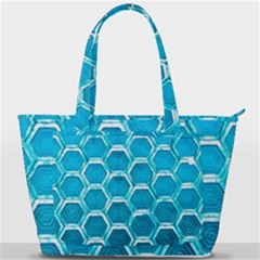 Hexagon Windows Back Pocket Shoulder Bag  by essentialimage365