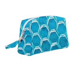 Hexagon Windows Wristlet Pouch Bag (medium) by essentialimage365