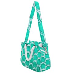 Hexagon Windows Rope Handles Shoulder Strap Bag by essentialimage365