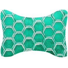 Hexagon Windows Seat Head Rest Cushion by essentialimage365