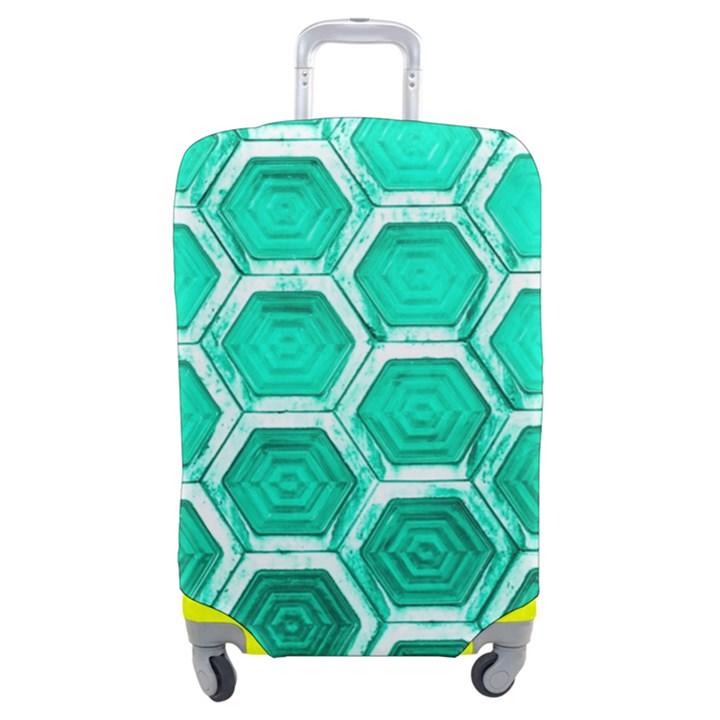 Hexagon Windows Luggage Cover (Medium)