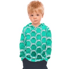 Hexagon Windows Kids  Overhead Hoodie by essentialimage365