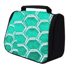 Hexagon Windows Full Print Travel Pouch (small) by essentialimage365