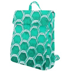 Hexagon Windows Flap Top Backpack by essentialimage365