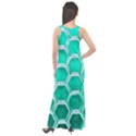 Hexagon Windows Sleeveless Velour Maxi Dress View2