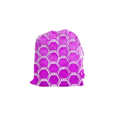 Hexagon Windows Drawstring Pouch (small) by essentialimage365