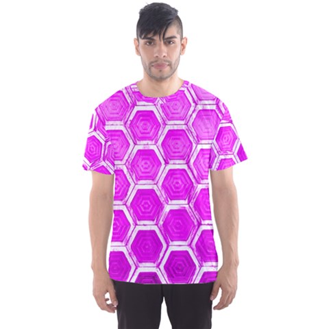 Hexagon Windows Men s Sport Mesh Tee by essentialimage365