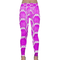 Hexagon Windows Classic Yoga Leggings by essentialimage365