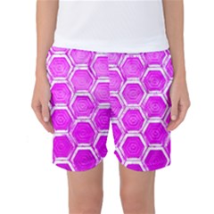 Hexagon Windows Women s Basketball Shorts by essentialimage365