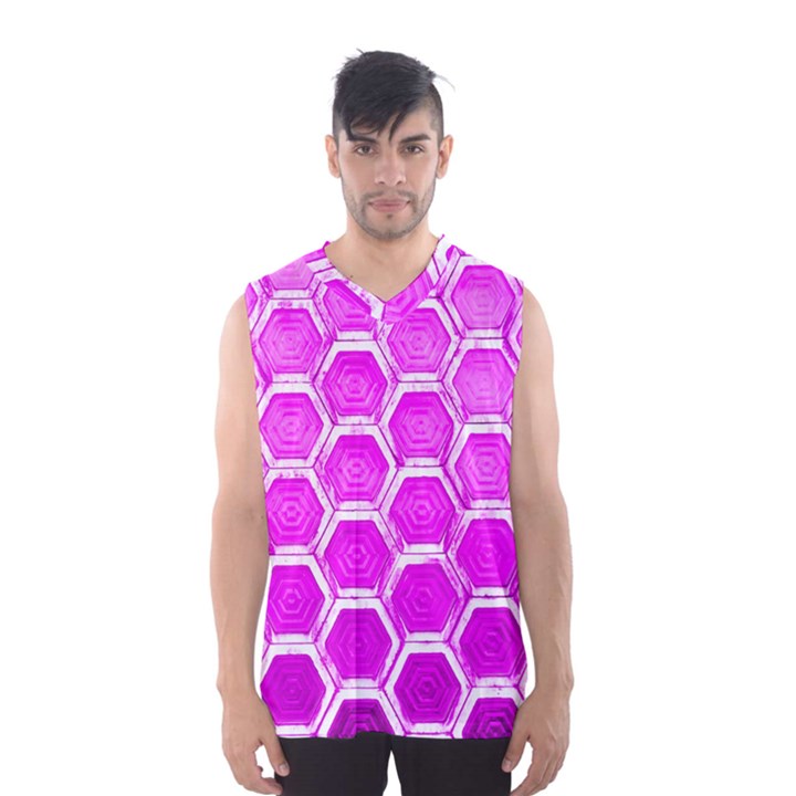 Hexagon Windows Men s Basketball Tank Top