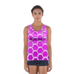 Hexagon Windows Sport Tank Top  by essentialimage365