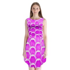 Hexagon Windows Sleeveless Chiffon Dress   by essentialimage365