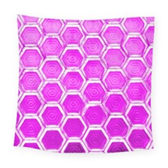 Hexagon Windows Square Tapestry (large) by essentialimage365