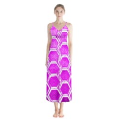 Hexagon Windows Button Up Chiffon Maxi Dress by essentialimage365