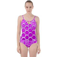 Hexagon Windows Cut Out Top Tankini Set by essentialimage365