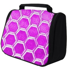 Hexagon Windows Full Print Travel Pouch (big) by essentialimage365