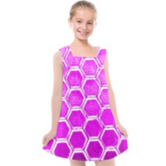 Hexagon Windows Kids  Cross Back Dress by essentialimage365