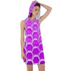 Hexagon Windows Racer Back Hoodie Dress by essentialimage365