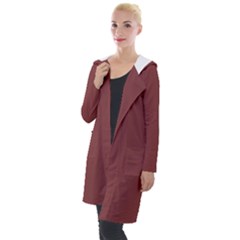 Brandy Brown Hooded Pocket Cardigan by FabChoice